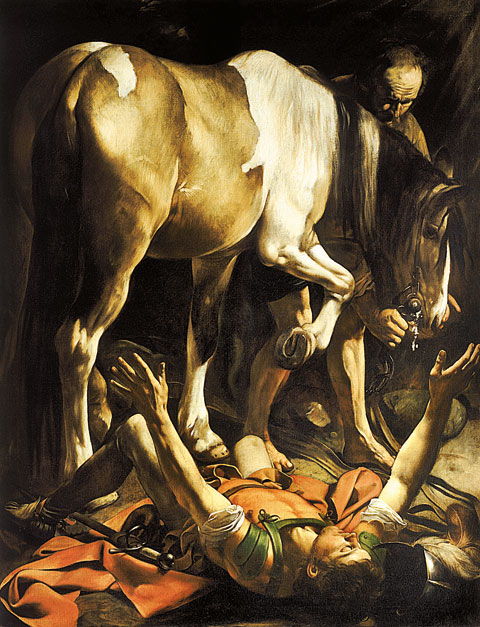 10 Conversion on the Way to Damascus Caravaggio c1600 1